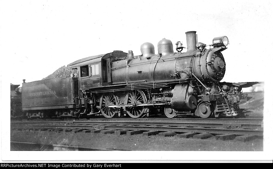 PRR 4-4-0 #5091 - Pennsyvlania RR